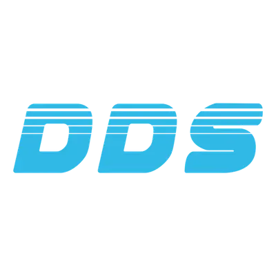 โลโก้ DDS พื้นหลังใสสี่เหลี่ยมจัสตุรัส