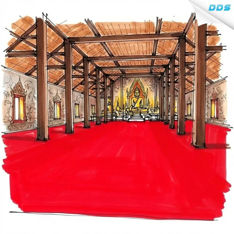 พรมปูพื้นวัด-DDS-Carpet